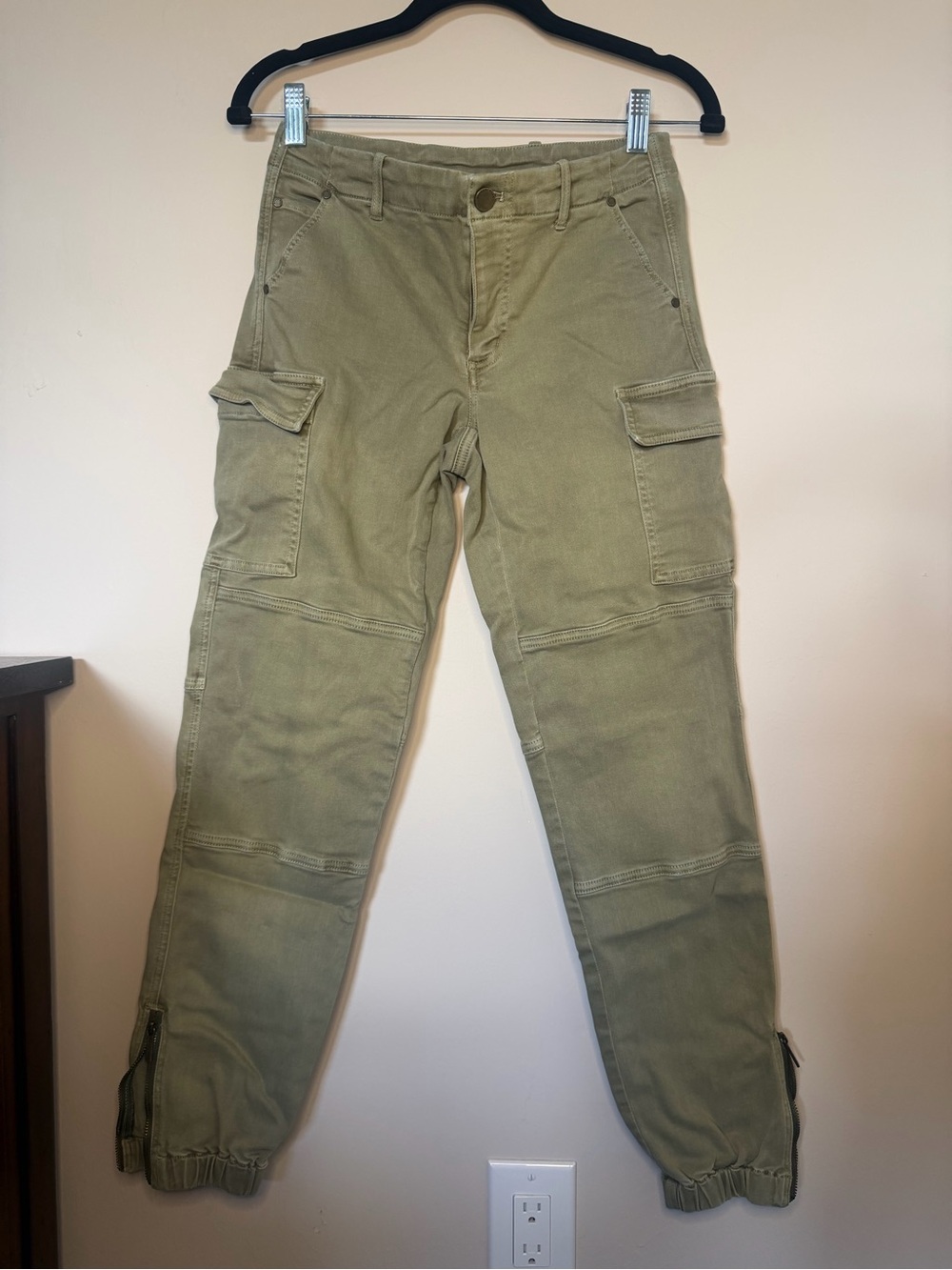 Michael Kors Olive Green Cargo Jogger Pants